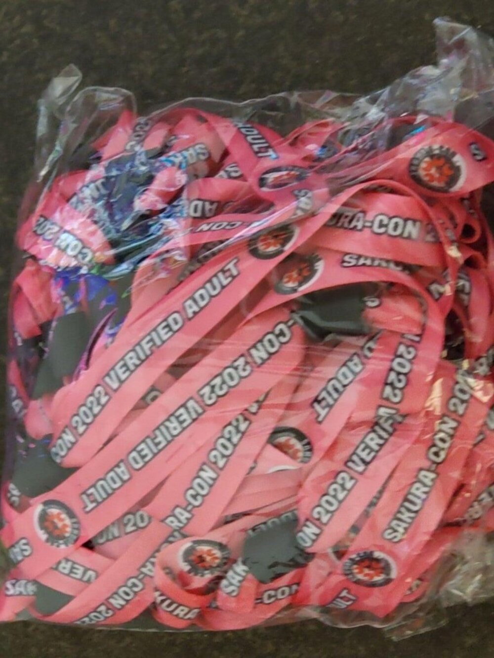 Sakura Con 2022 Wristbands 50 Count